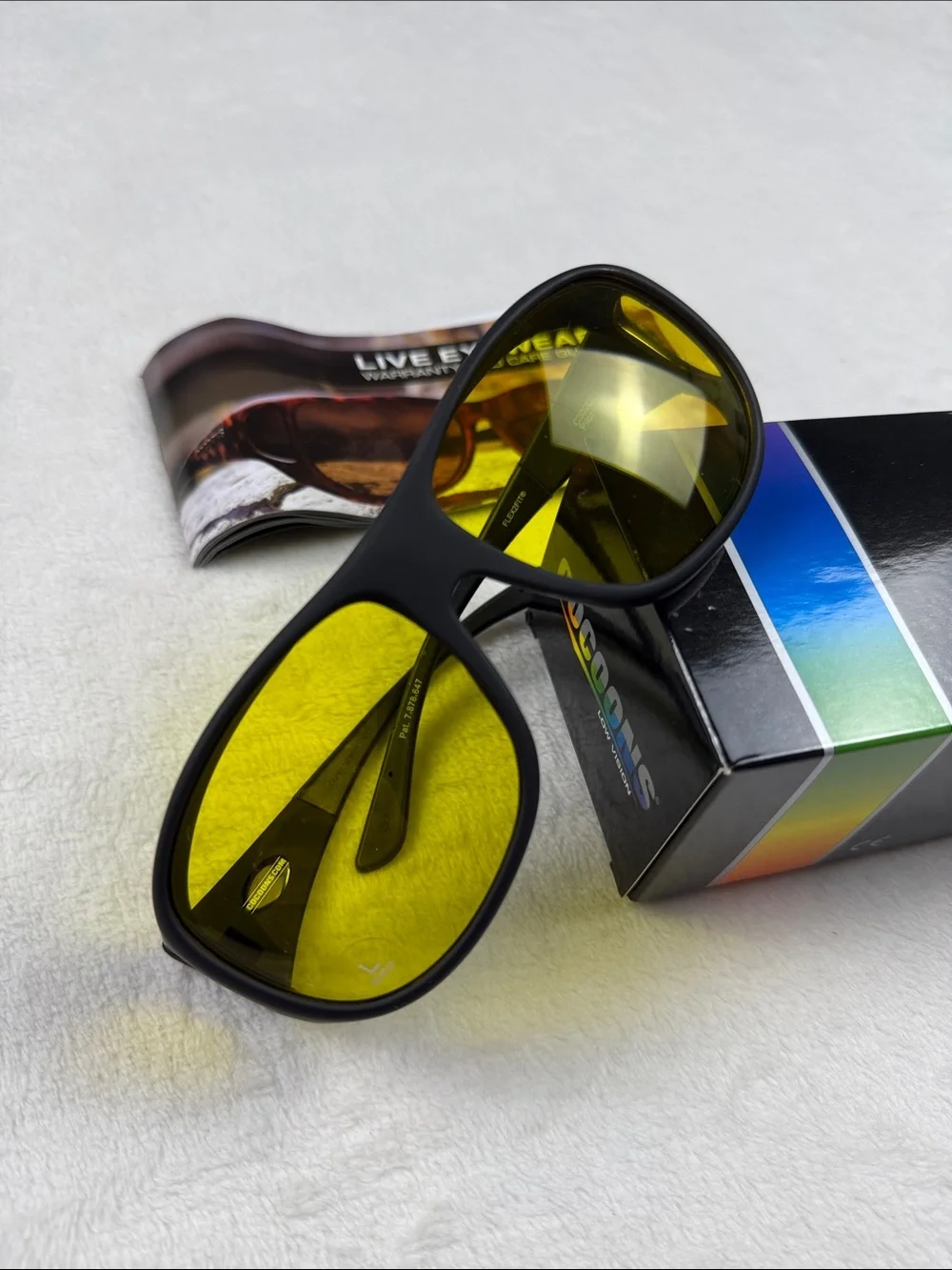 Cocoons Pilot Yellow Lens Sunglasses with Case Size Large